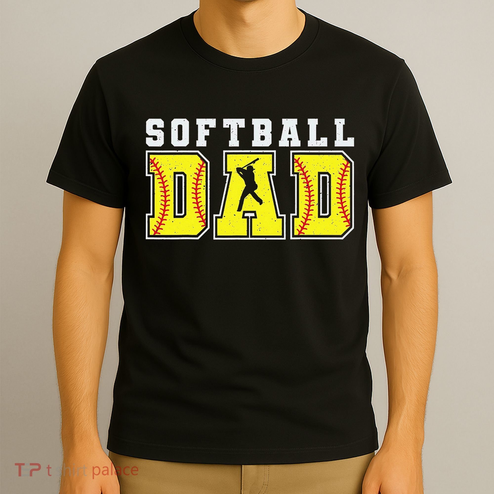 Funny Dad Life Softball Baseball Grandpa Father's Day T-Shirt
