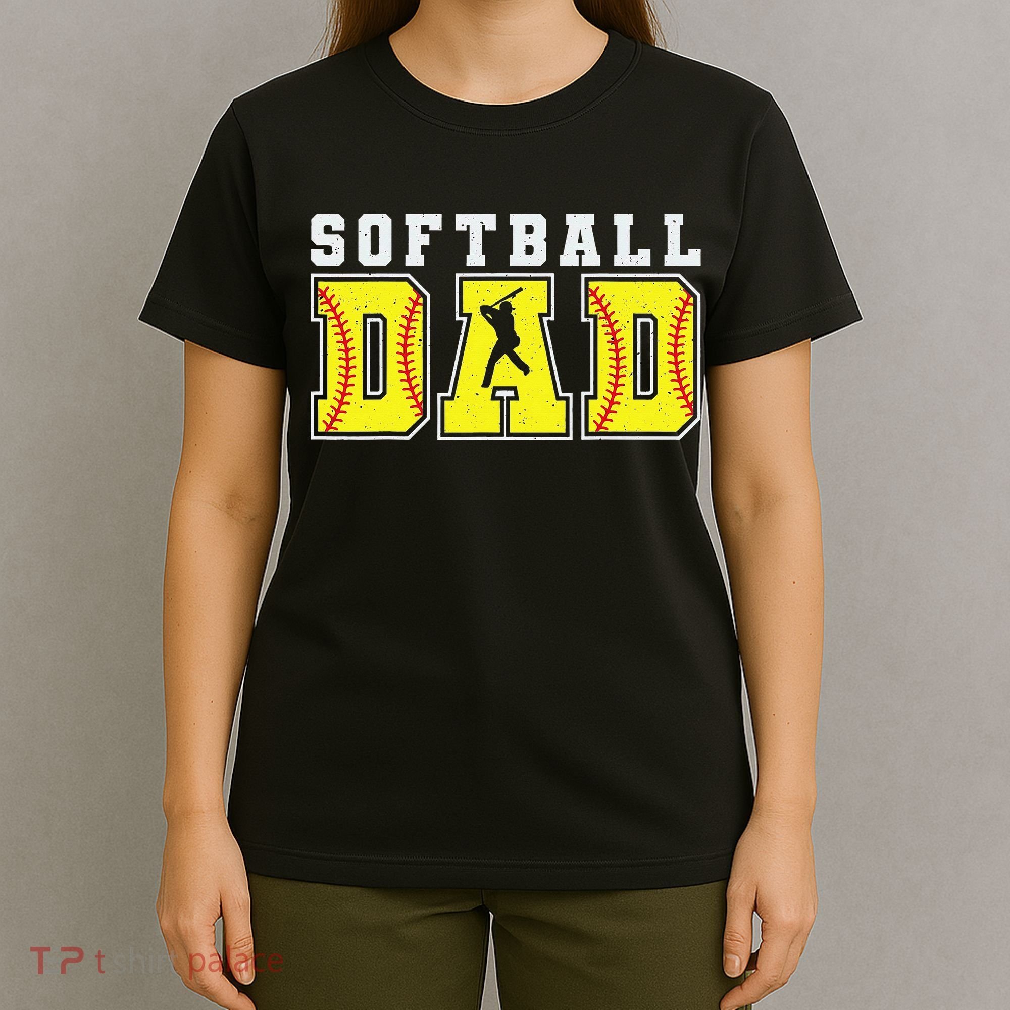 Funny Dad Life Softball Baseball Grandpa Father's Day T-Shirt