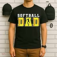 Funny Dad Life Softball Baseball Grandpa Father's Day T-Shirt thumb 6