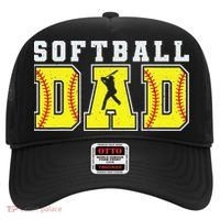 Funny Dad Life Softball Baseball Grandpa Father's Day Hat thumb 0