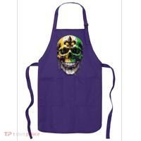 Fleur De Lis Mardi Gras Skull Apron thumb 0