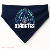 Fuck Diabetes Logo Awareness USA-Made Doggie Bandana thumb 0