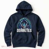 Fuck Diabetes Logo Awareness Hoodie thumb 0