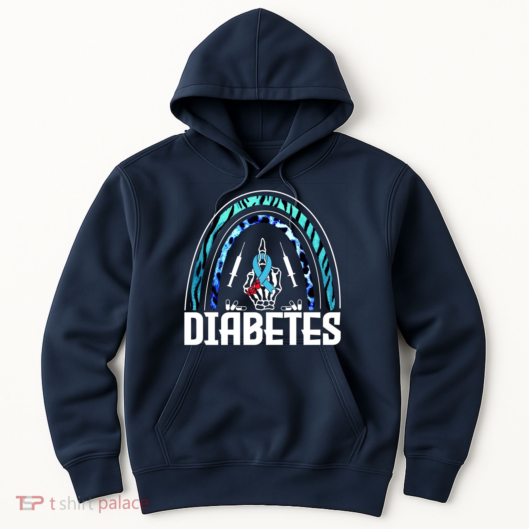 Fuck Diabetes Logo Awareness Hoodie