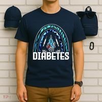 Fuck Diabetes Logo Awareness T-Shirt thumb 6