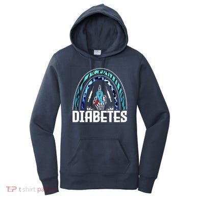 Fuck Diabetes Logo Awareness Women's Hoodie