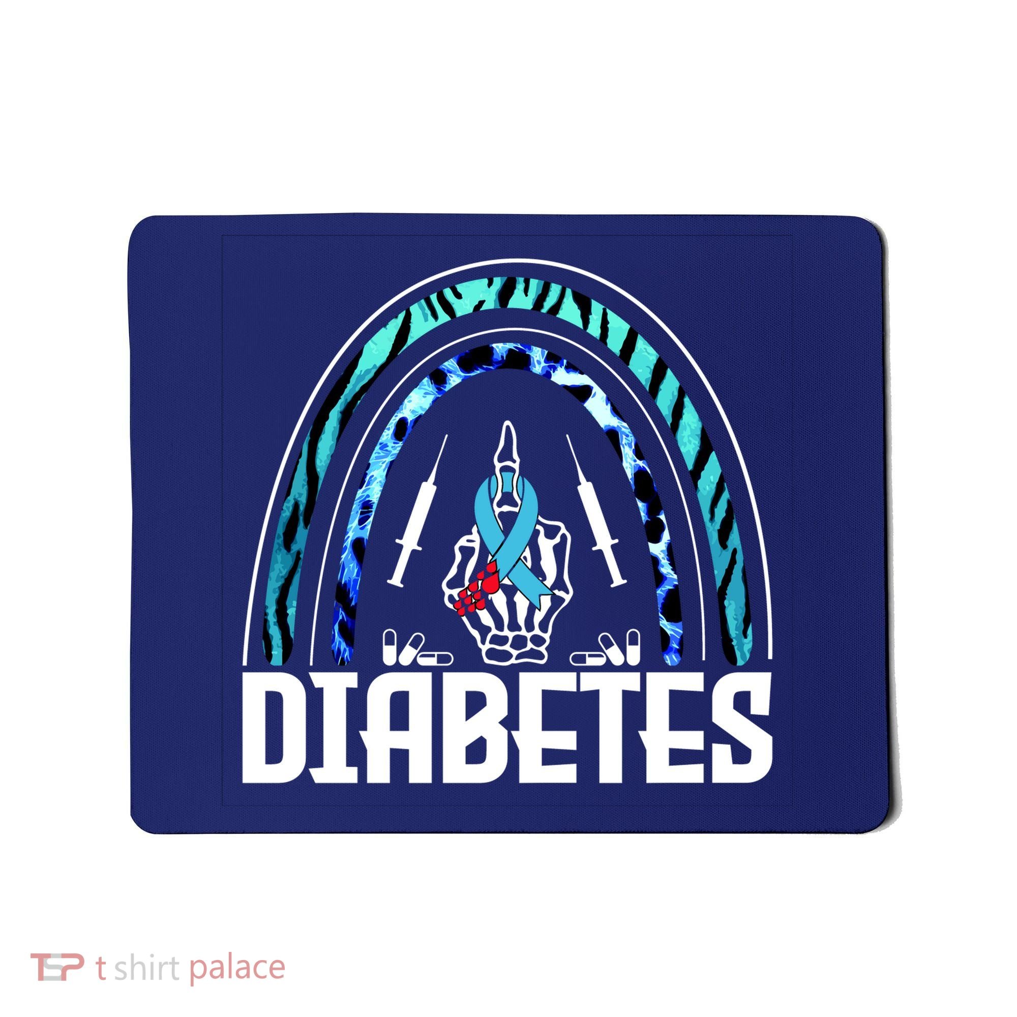 Fuck Diabetes Logo Awareness Mousepad