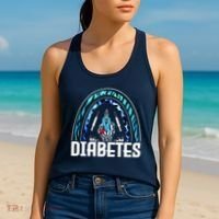 Fuck Diabetes Logo Awareness Women's Tank Top thumb 2
