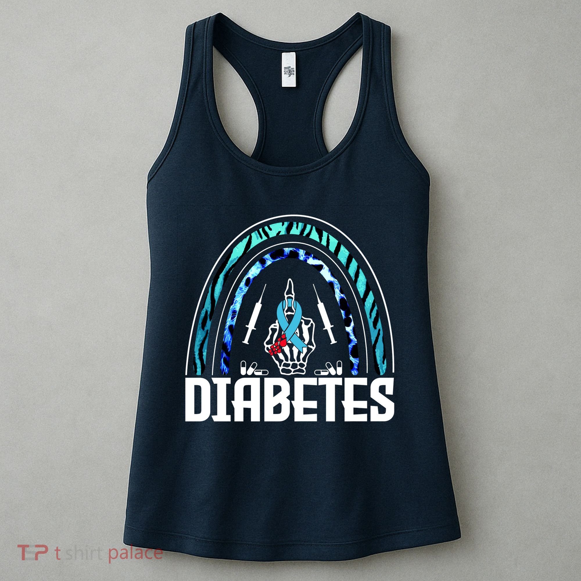 Fuck Diabetes Logo Awareness Women's Tank Top