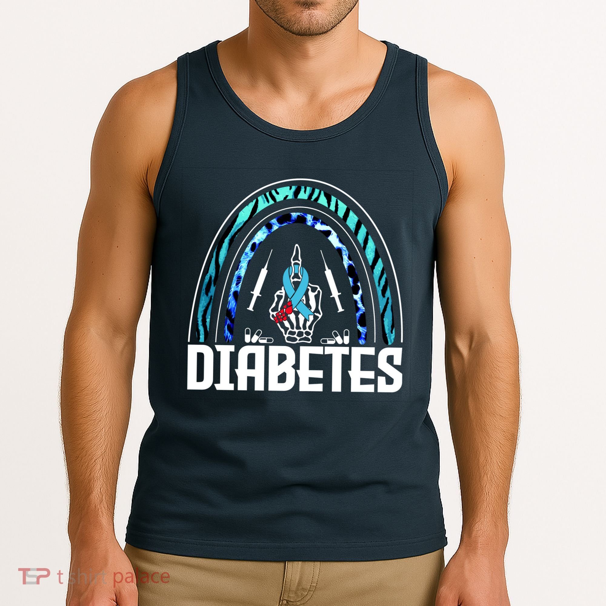 Fuck Diabetes Logo Awareness Tank Top