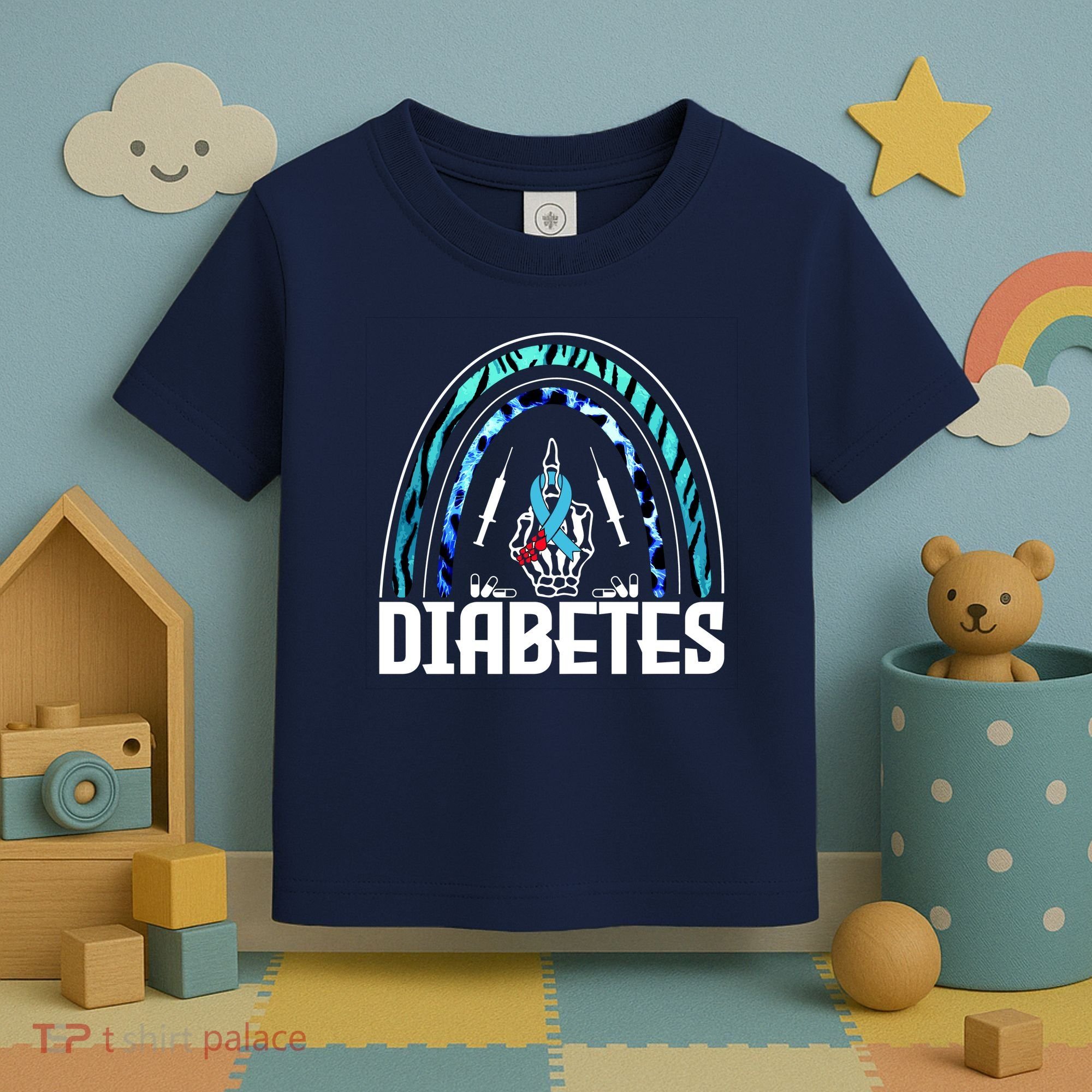 Fuck Diabetes Logo Awareness Toddler T-Shirt