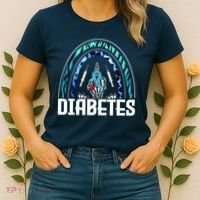 Fuck Diabetes Logo Awareness Women's T-Shirt thumb 2