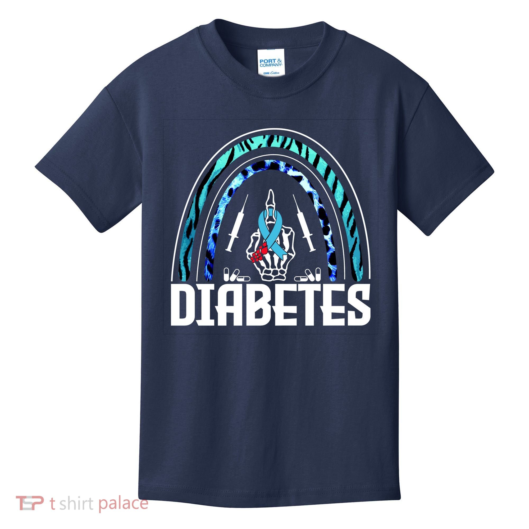 Fuck Diabetes Logo Awareness Kids T-Shirt