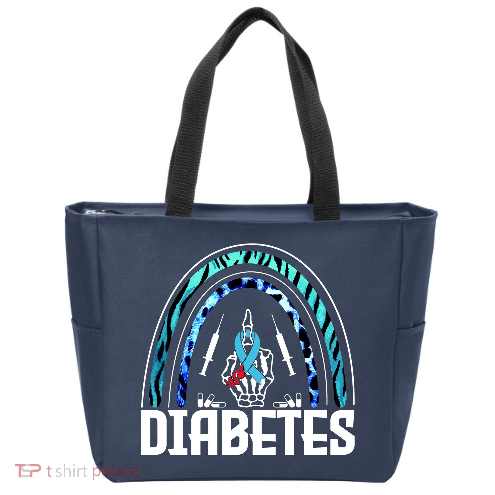 Fuck Diabetes Logo Awareness Tote Bag