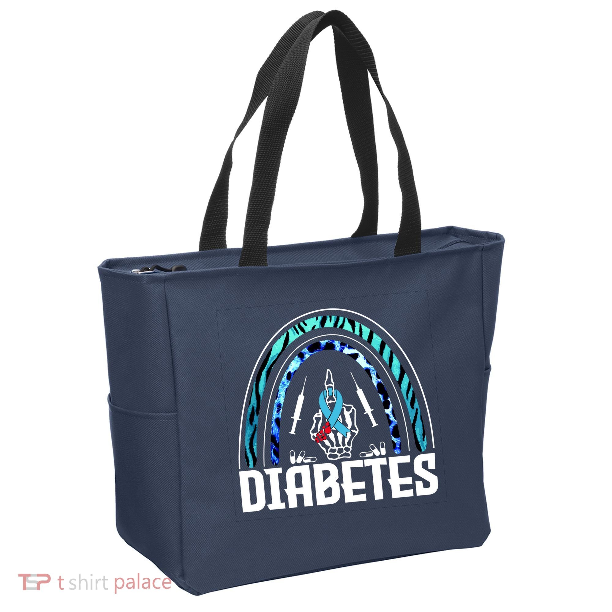 Fuck Diabetes Logo Awareness Tote Bag