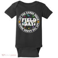 Field Day Let The Games Begin Teachers Field Day Baby Bodysuit thumb 0