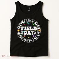 Field Day Let The Games Begin Teachers Field Day Tank Top thumb 2