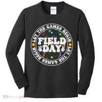 Field Day Let The Games Begin Teachers Field Day Kids Long Sleeve Shirt thumb 0