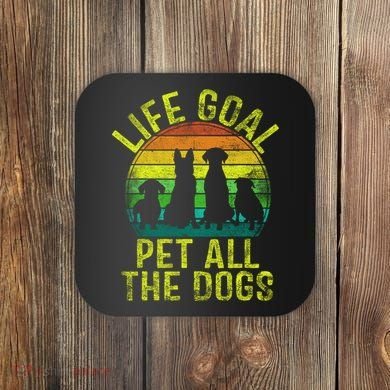Funny Dog Lover Gift Coaster