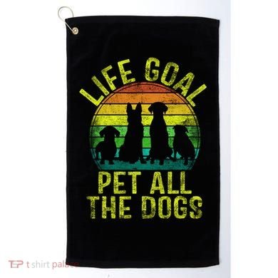 Funny Dog Lover Gift Golf Towel
