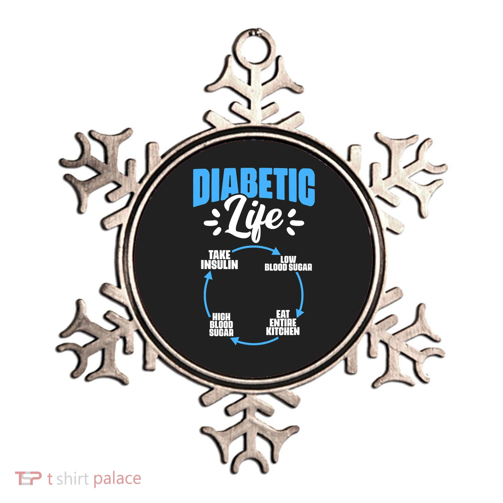 Funny Diabetic Life Cycle Diabetes Awareness Ornament