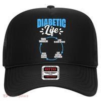 Funny Diabetic Life Cycle Diabetes Awareness Hat thumb 0