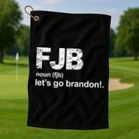 FJB Definition Let's Go Brandon Golf Towel thumb 1