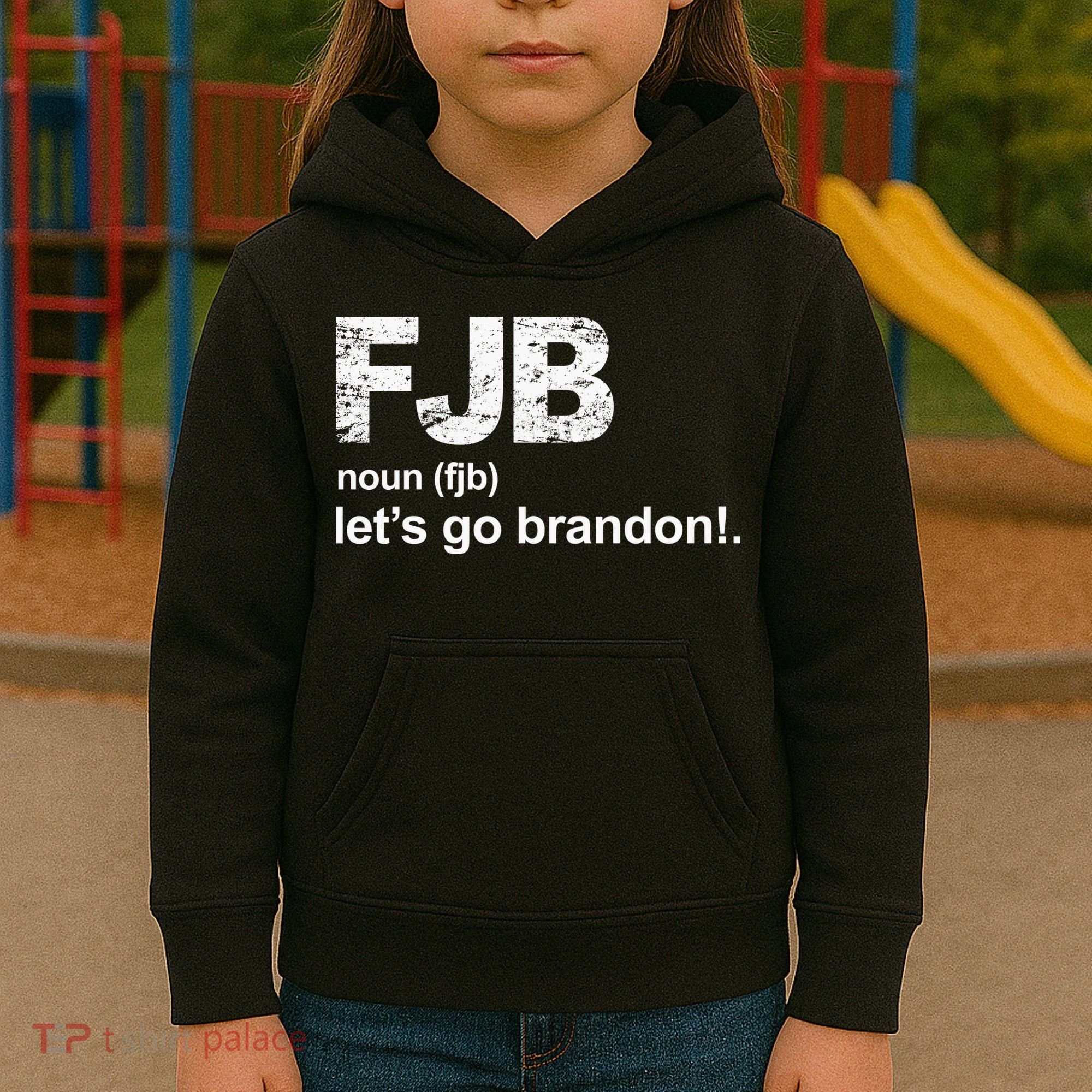 FJB Definition Let's Go Brandon Kids Hoodie