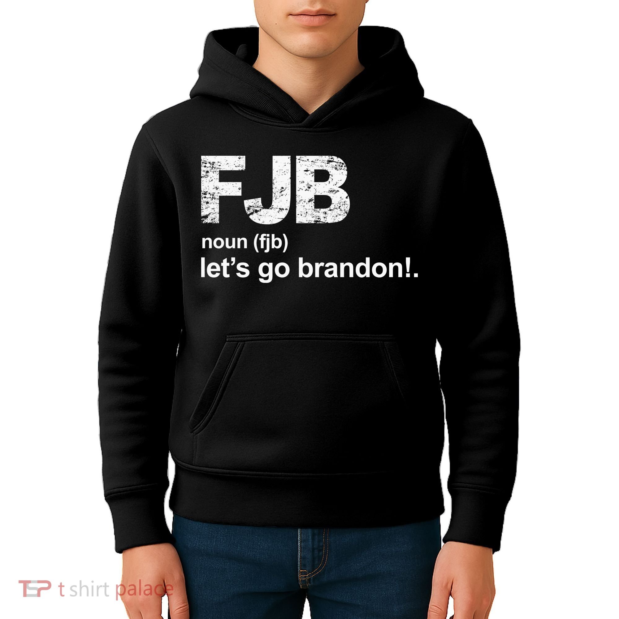 FJB Definition Let's Go Brandon Kids Hoodie