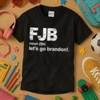 FJB Definition Let's Go Brandon Kids T-Shirt thumb 3