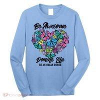 Funny Donate Life Be An Organ Donor Cute Donation Gift Long Sleeve Shirt thumb 0