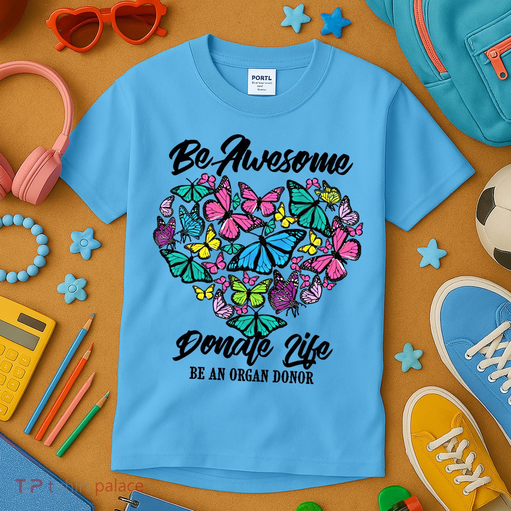 Funny Donate Life Be An Organ Donor Cute Donation Gift Kids T-Shirt