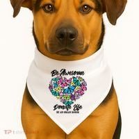 Funny Donate Life Be An Organ Donor Cute Donation Gift USA-Made Doggie Bandana thumb 1