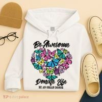 Funny Donate Life Be An Organ Donor Cute Donation Gift Hoodie thumb 4