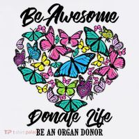 Funny Donate Life Be An Organ Donor Cute Donation Gift Women's Hoodie thumb 2