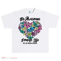 Funny Donate Life Be An Organ Donor Cute Donation Gift Urban Oversized Heavyweight T-Shirt thumb 0