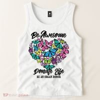 Funny Donate Life Be An Organ Donor Cute Donation Gift Tank Top thumb 2