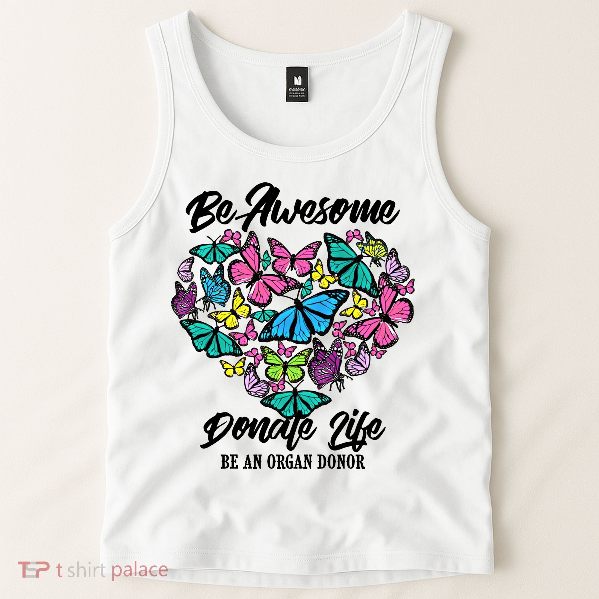 Funny Donate Life Be An Organ Donor Cute Donation Gift Tank Top