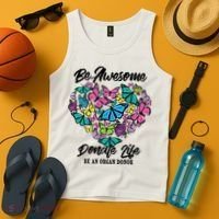 Funny Donate Life Be An Organ Donor Cute Donation Gift Tank Top thumb 4