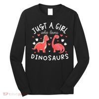 funny Dinosaur Lover Tee Dino Long Sleeve Shirt thumb 0