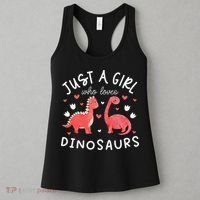 funny Dinosaur Lover Tee Dino Women's Tank Top thumb 3