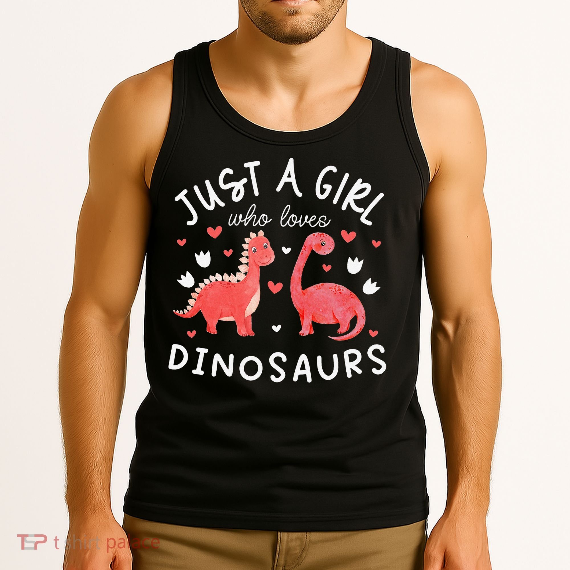 funny Dinosaur Lover Tee Dino Tank Top