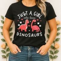 funny Dinosaur Lover Tee Dino Women's T-Shirt thumb 2