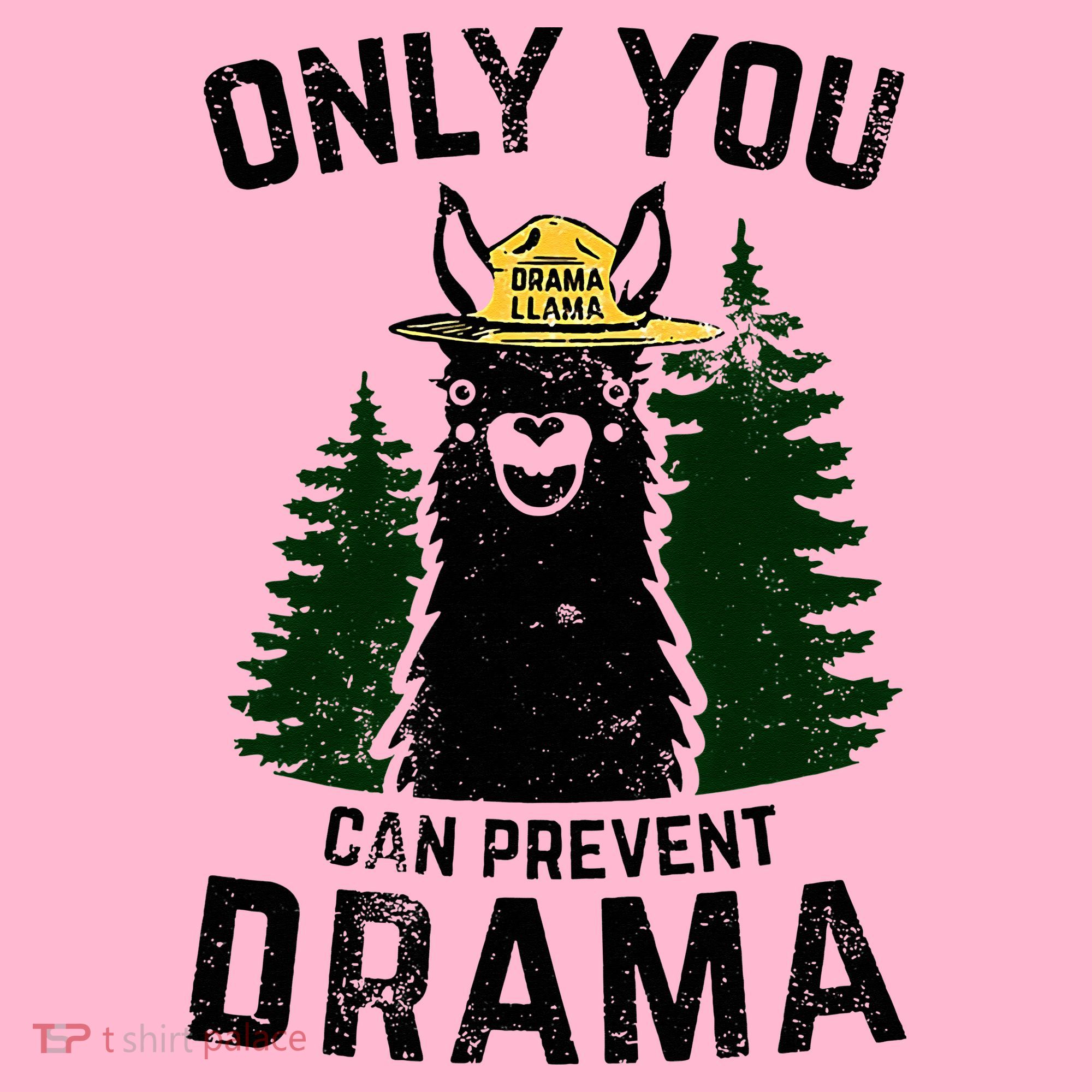 Funny Drama Llama Only You Can Prevent Drama Sarcastic Lover Coaster