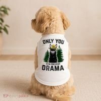 Funny Drama Llama Only You Can Prevent Drama Sarcastic Lover Doggie Tank thumb 2