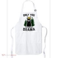 Funny Drama Llama Only You Can Prevent Drama Sarcastic Lover Apron thumb 0