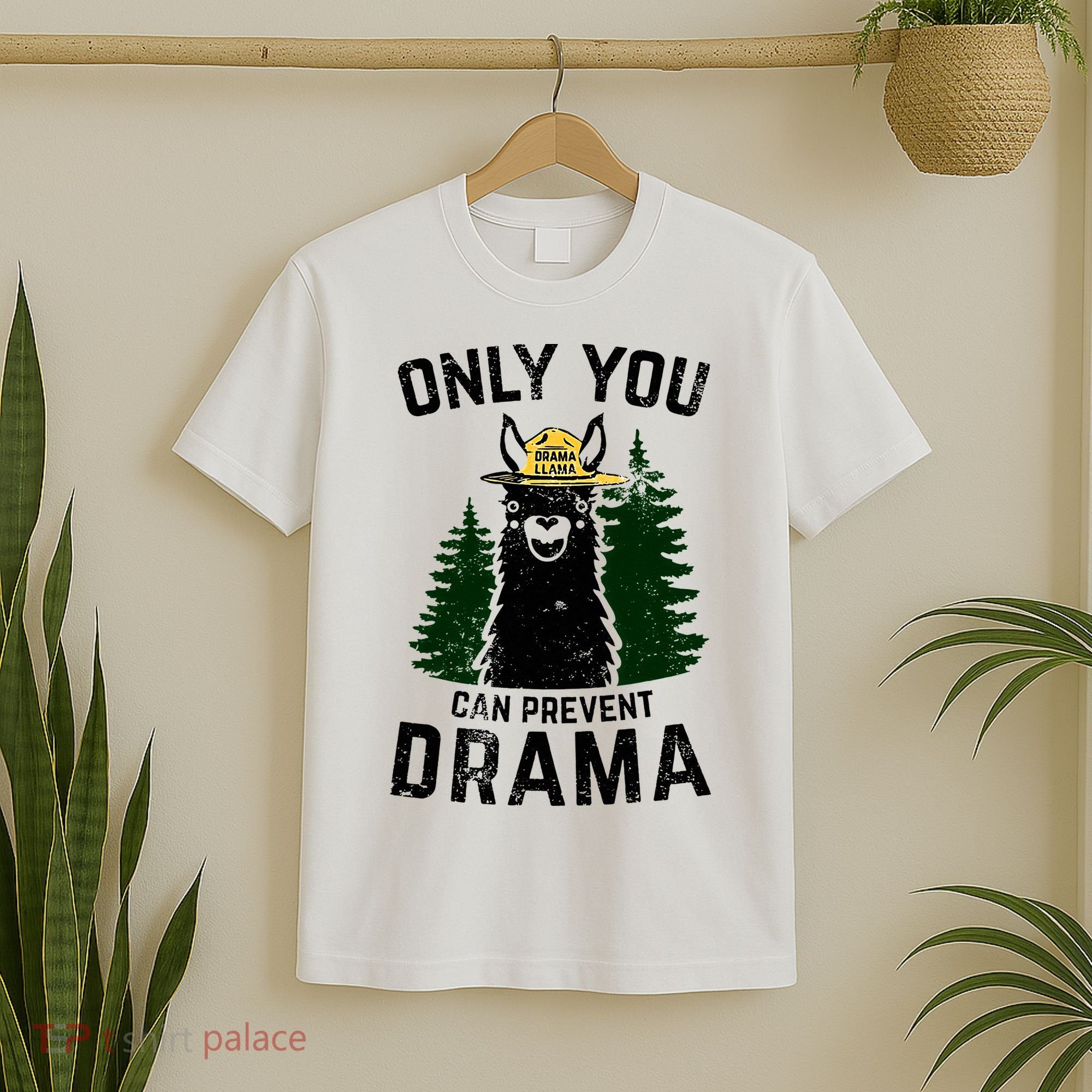Funny Drama Llama Only You Can Prevent Drama Sarcastic Lover T-Shirt