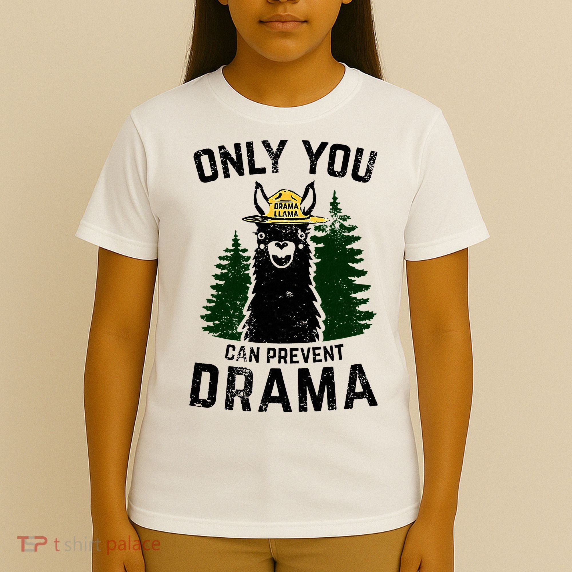 Funny Drama Llama Only You Can Prevent Drama Sarcastic Lover T-Shirt