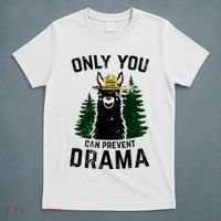 Funny Drama Llama Only You Can Prevent Drama Sarcastic Lover T-Shirt thumb 5
