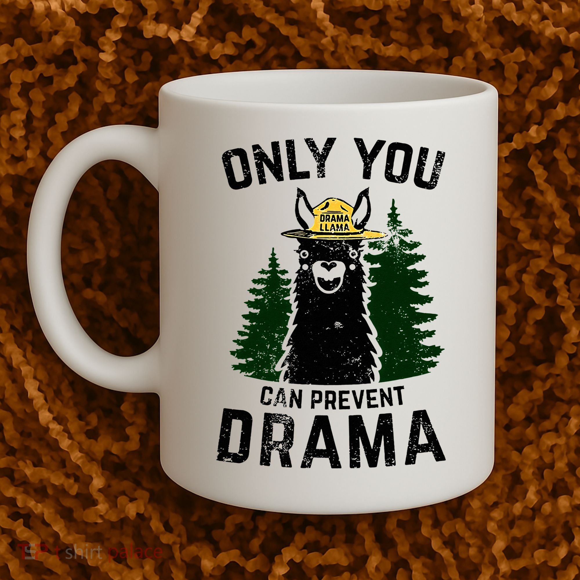 Funny Drama Llama Only You Can Prevent Drama Sarcastic Lover Coffee Mug